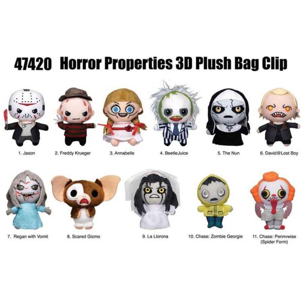 Monogram - WB Horror - Plush Bag Clip (One Random Clip per Purchase)
